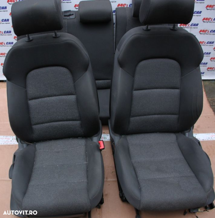 Interior textil Audi A3 8P SPORTBACK Model 2007 scaune fata + spate + bancheta ( NU ESTE DE ANGLIA ) - 2