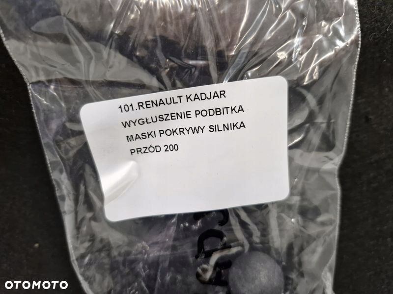 RENAULT KADJAR WYGŁUSZENIE PODBITKA MASKI POKRYWY SILNIKA PRZÓD - 2
