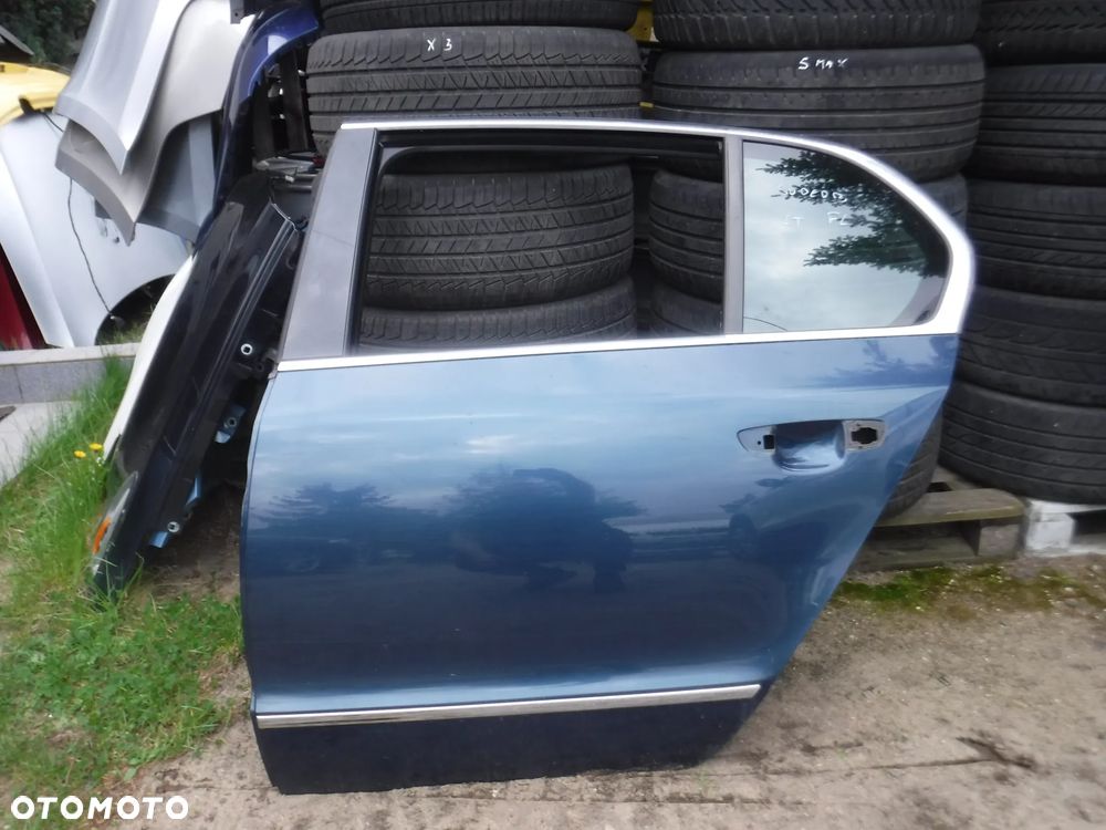 Skoda Superb II 2 LIFT FL 12-15 LW5Q F0F0 sedan liftback drzwi tyl lewe prawe HB szyba - 16