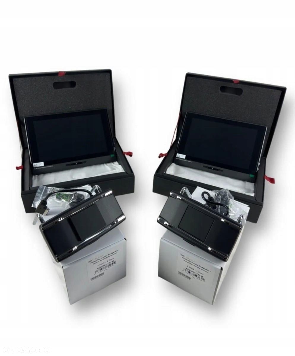 ZESTAW AUDI ENTERTAIMENT MOBILE RSE III 4M0051700F 4M0051700E 2 x NOWE ORG - 1