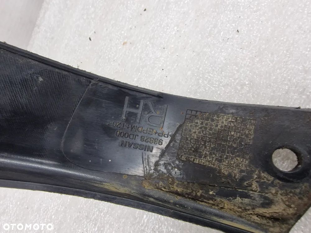 NISSAN QASHQAI J10 / J10 LIFT 06-13 PRAWA LISTWA NAKŁADKA BŁOTNIKA TYLNA TYLNIA TYŁ , NR 93828 JD000 / 93828JD000 , NR AUKCJI NB50 - 12