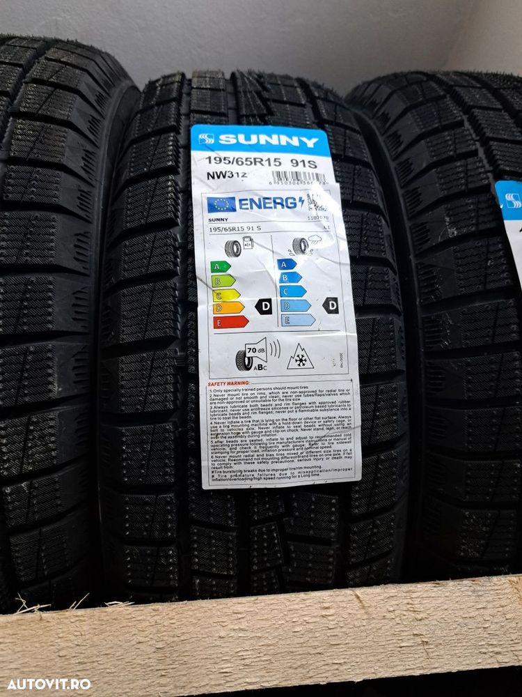 4 anvelope 195/65 R15 Sunny de iarna NOI - 4