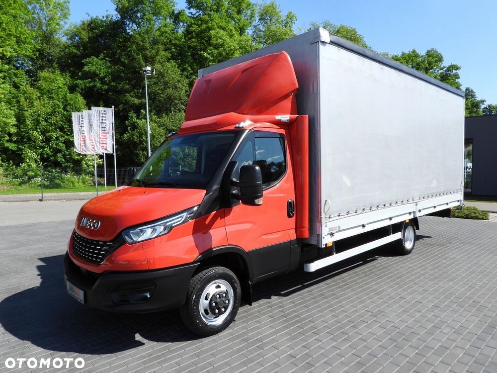 Iveco DAILY 50C18 PLANDEKA 11 PALET TEMPOMAT NAWIGACJA LEDY PNEUMATYKA BLIŹNIACZE KOŁA KLIMATYZACJA  180KM - 7