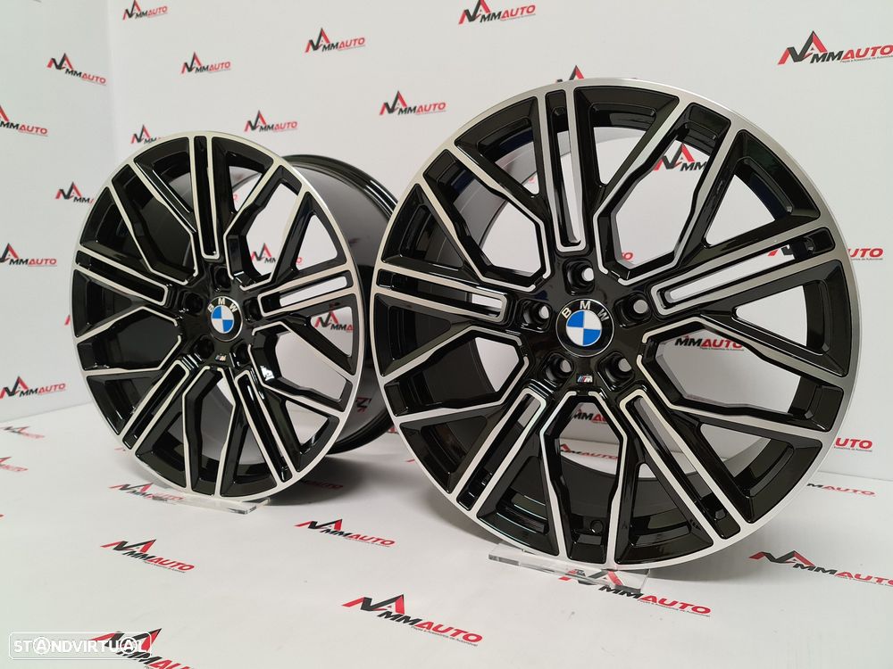 Jantes look BMW New Serie 8 Preto Polido 19 - 2