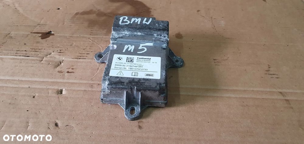 Moduł Sensor Airbag Poduszek BMW M5 G30 F90 9474812 - 2