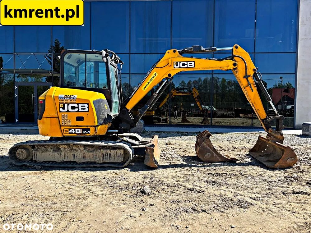 JCB 48Z-1 MINI-KOPARKA 2017R. | JCB 8040, 8050, 51, 55, KUBOTA KV VOLVO ECR 48, KOMATSU PC50, CAT 305 - 3