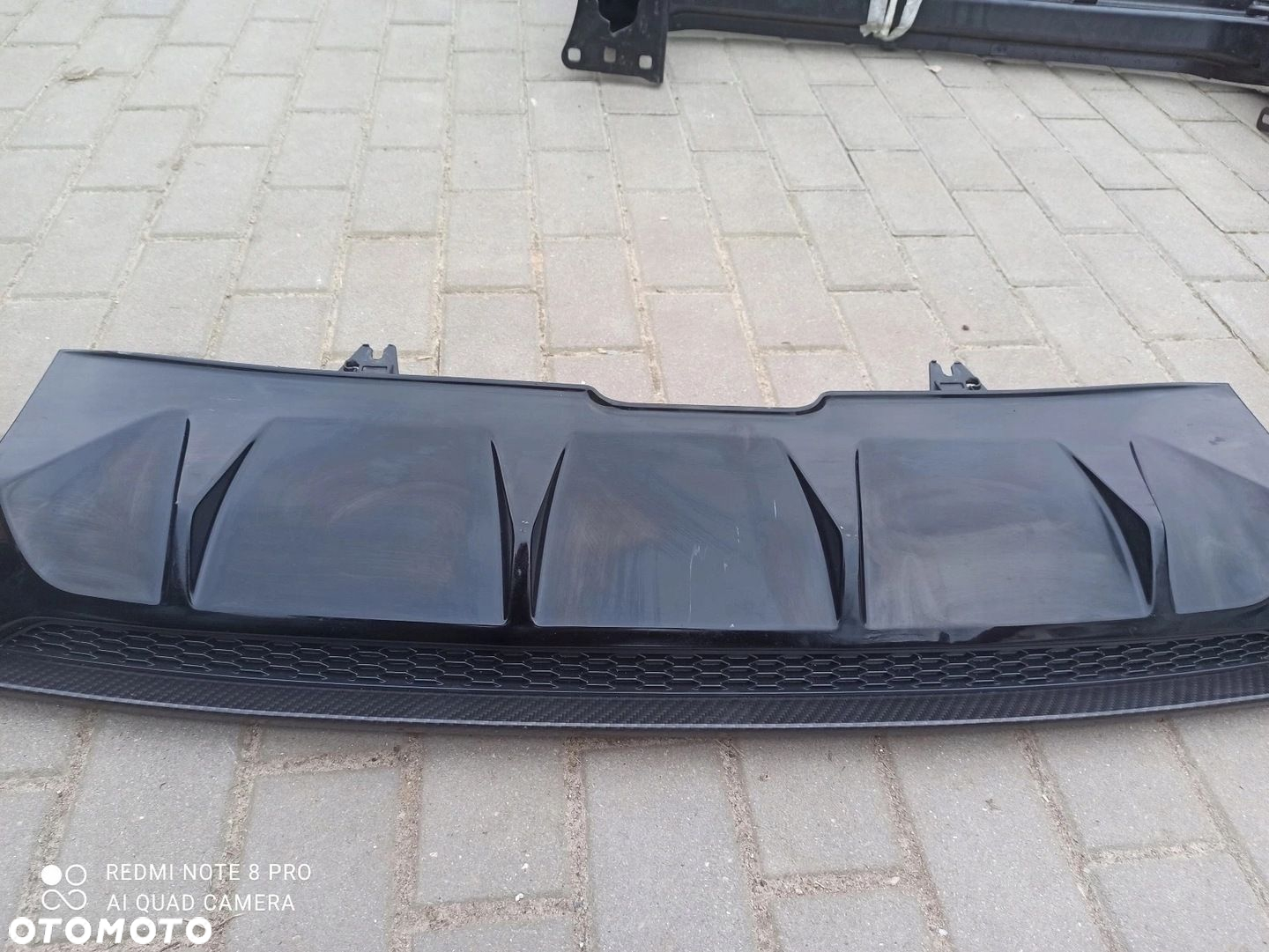 DYFUZOR SPOJLER ZDERZAKA TYŁ AUDI A5 S5 B9 CARBON - 6