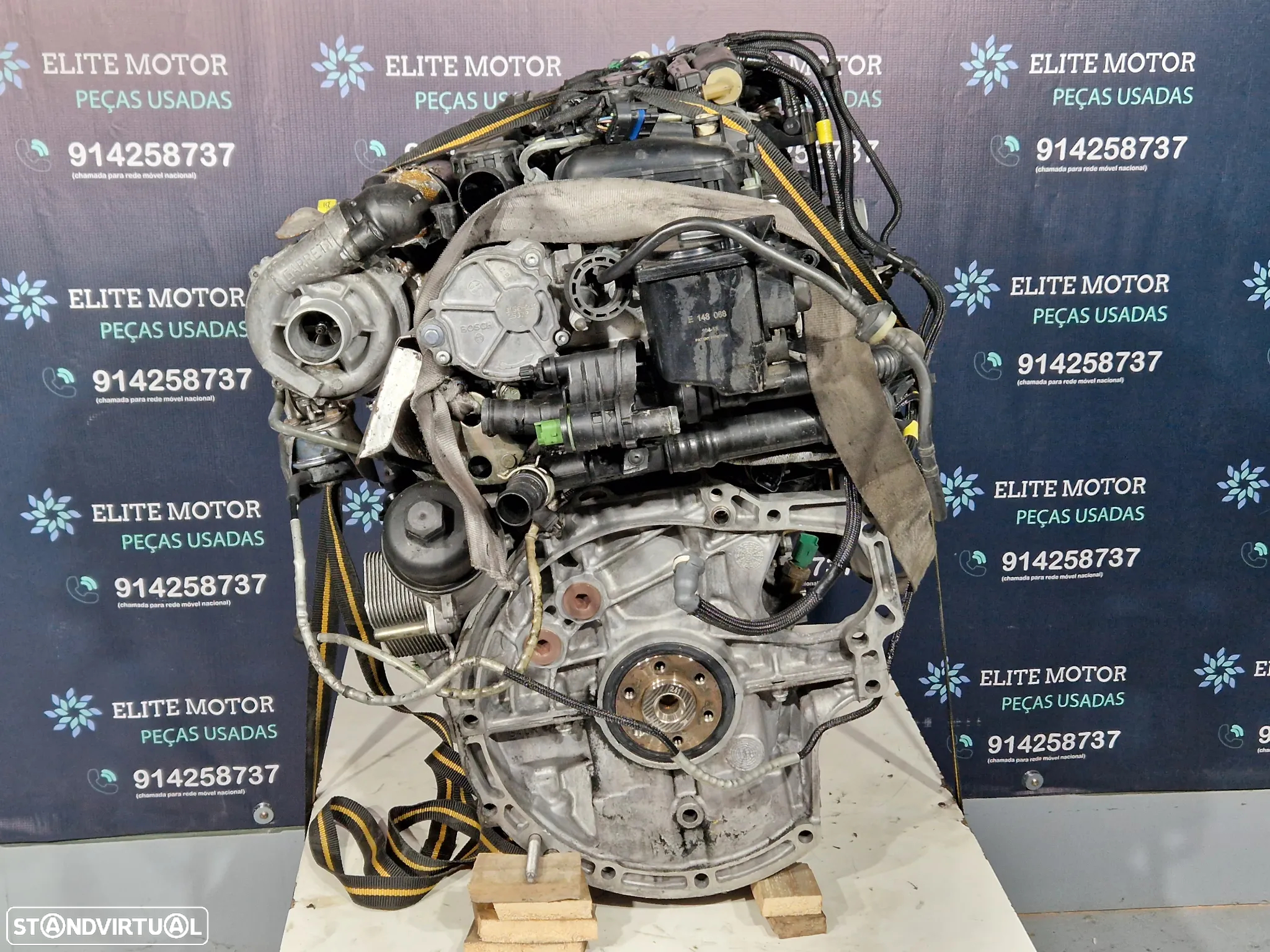 Motor usado 9HZ PEUGEOT 307 1.6 HDI 110CV 207 206 308 3008 PARTNER CITROEN C4 C5 407 MINI - 10