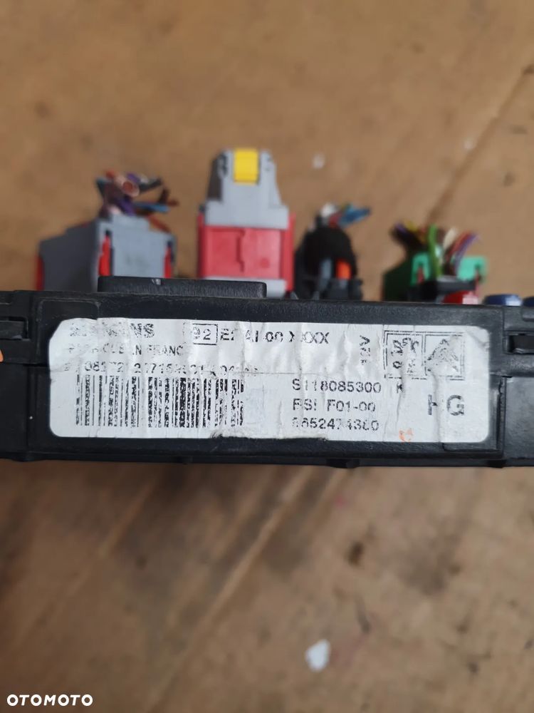 } MODUŁ BSI CITROEN PEUGEOT S118085300 - 2