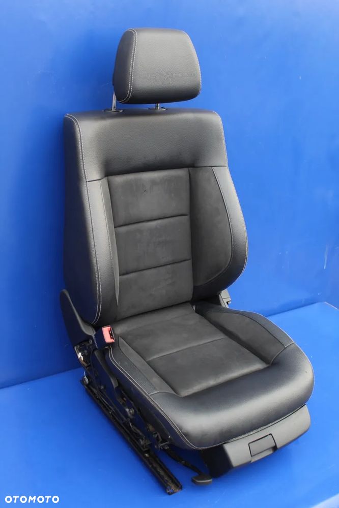 Fotel kierowcy lewy skóra + alcantara wersja sport OE Mercedes E-klasa W212 Lift 2014r - 11