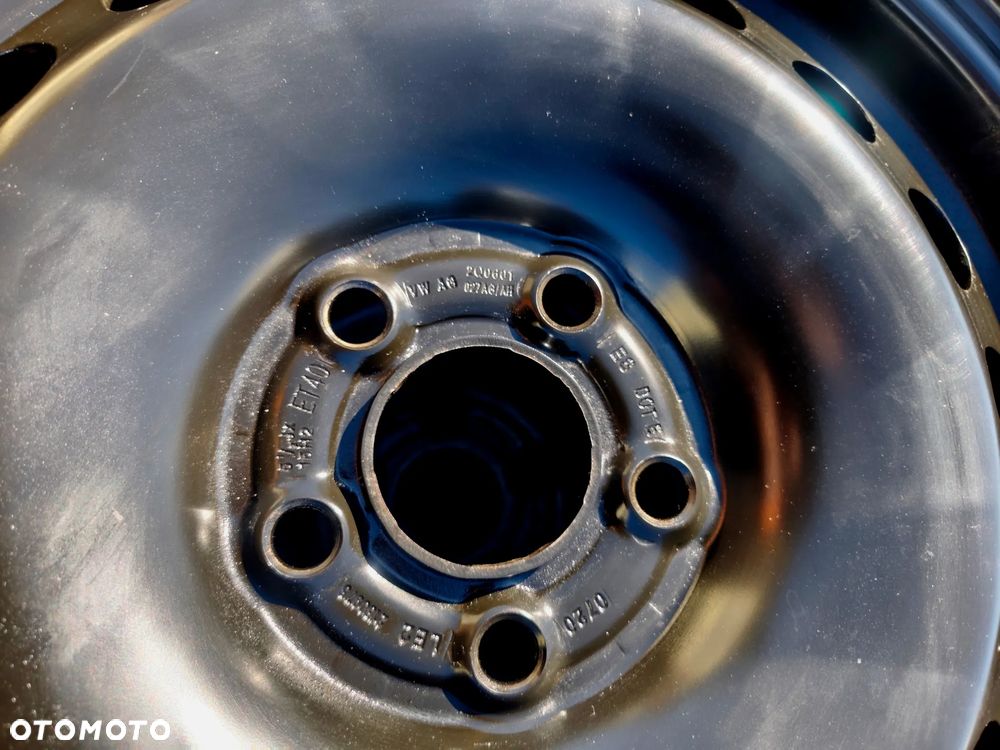 5x100 Felgi Stalowe Stal 15 Koła Zimowe Zima AUDI A1 A3 8L SKODA FABIA IV 4 PRAKTIK SEAT IBIZA V 5 VW POLO VI 6 GOLF IV 4 BORA NEW BEETLE 5mm 20r. Legnica ALU-RAD 185/65 - 4