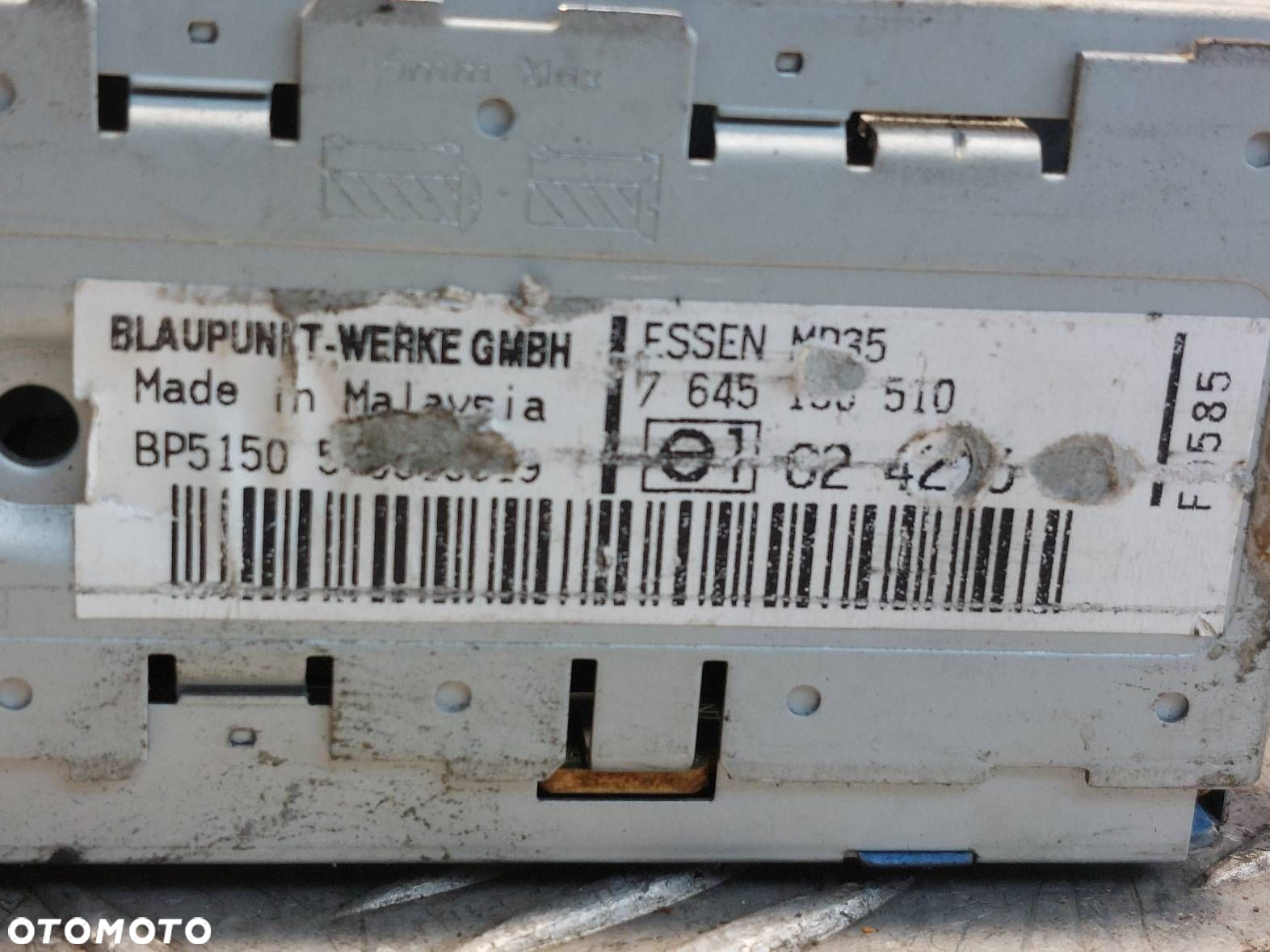 RADIO ODTWARZACZ I FL BLAUPUNKT ESSEN MP35 - 7