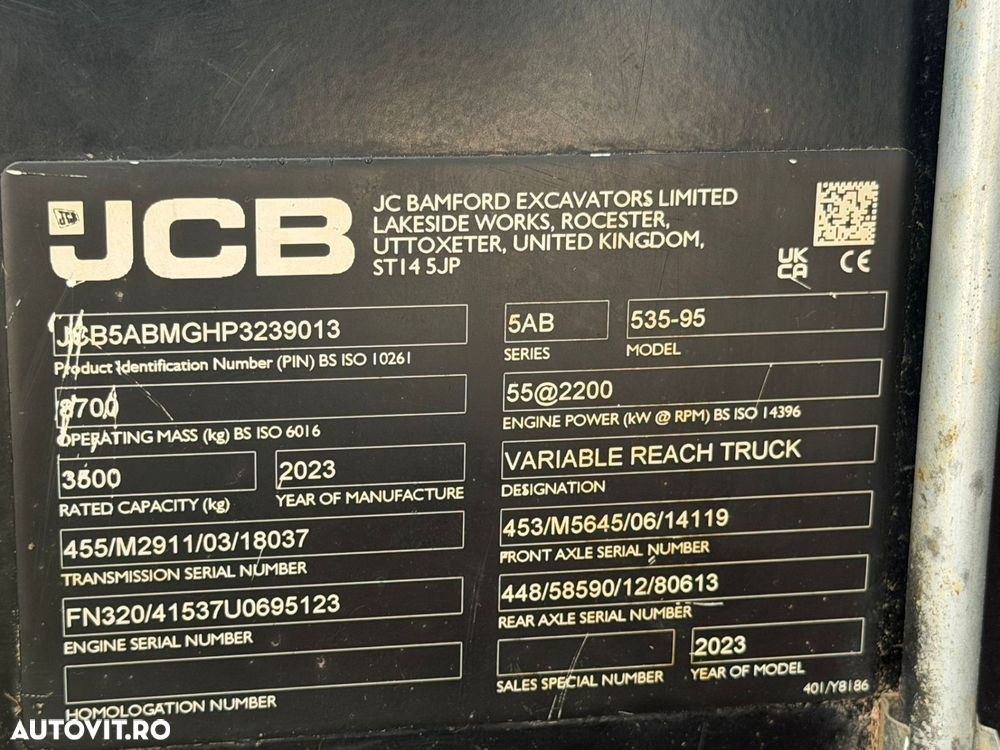 JCB 535-95 Incarcator Telescopic - 7