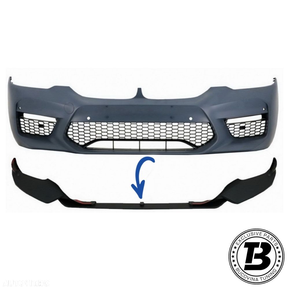 Prelungire Bara Fata compatibila cu BMW Seria 5 G30 G31 M5 Design - 1