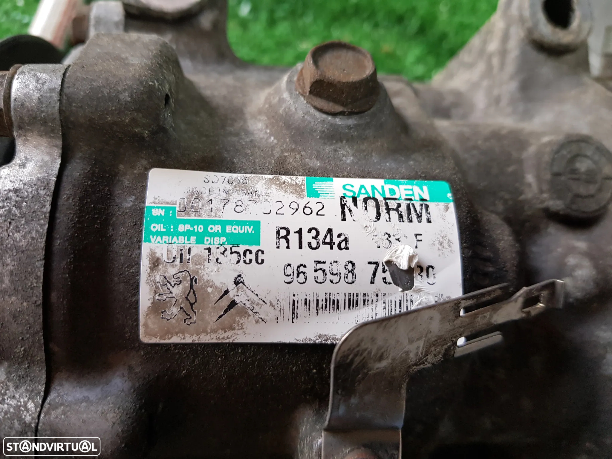 Compressor Ar Condicionado Peugeot 207 308 5008 3008 Partner Citroen Berlingo C4 C5 C3 1.6 HDI - 3