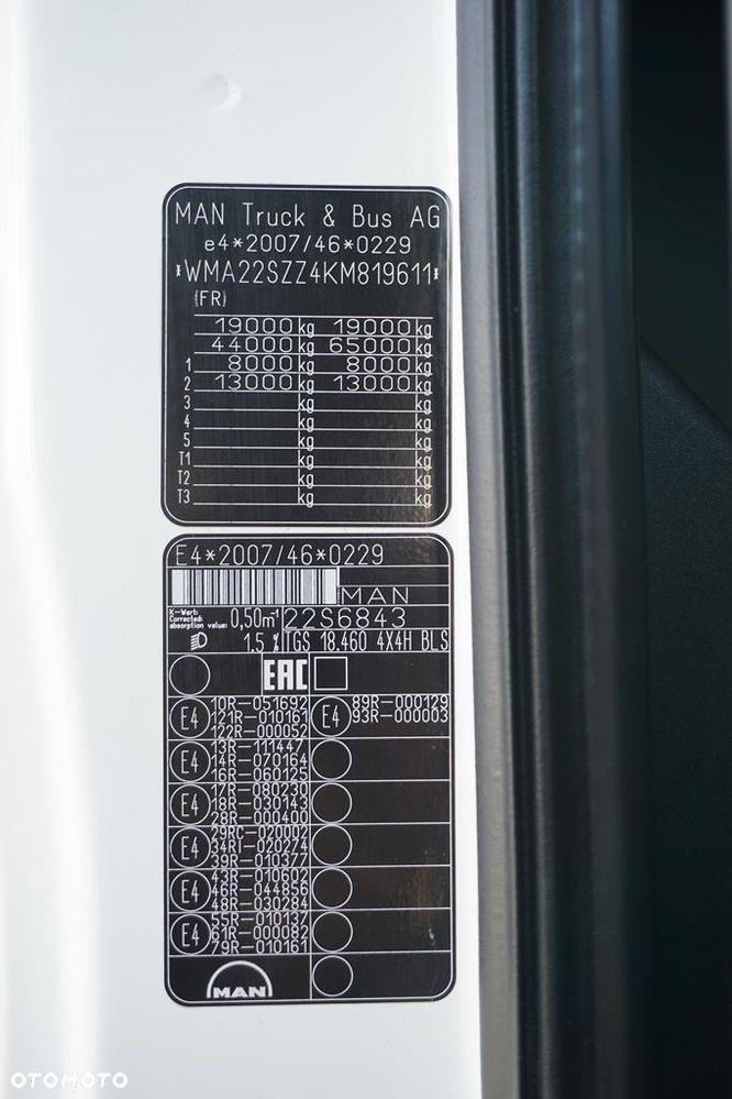 MAN TGS / 18.460 / EURO 6 / ACC / 4 X 4 / HYDRAULIKA - 11
