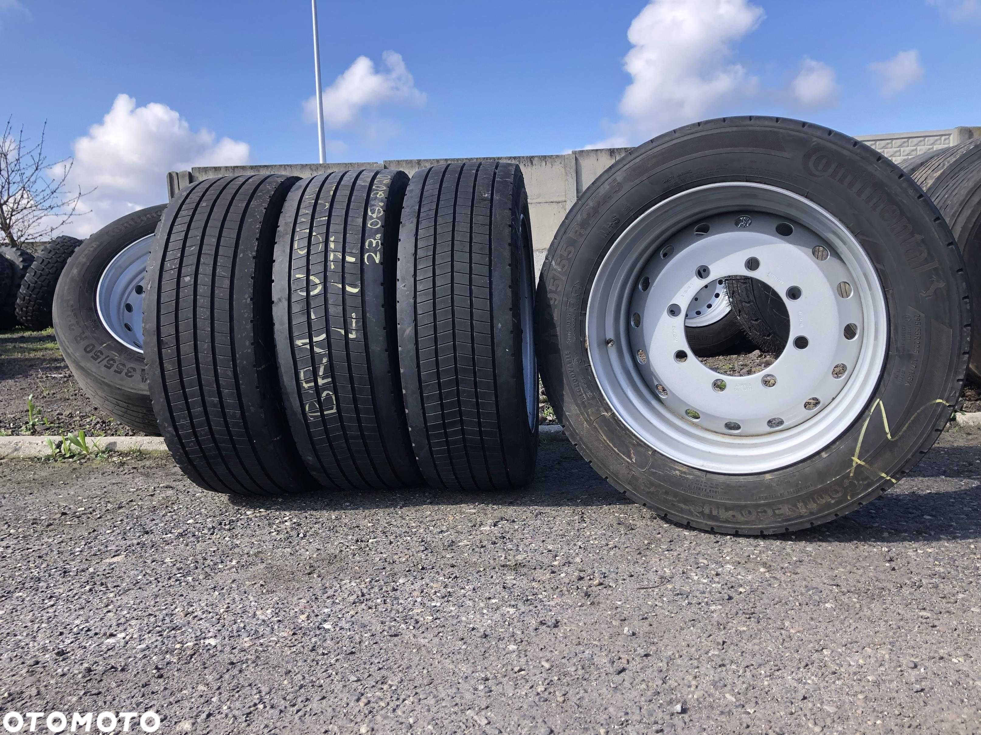 Koła do Przyczep HL 295/55r22.5 Wysokość 87cm 8-Otworów ET-0 FELGA NOW - 3
