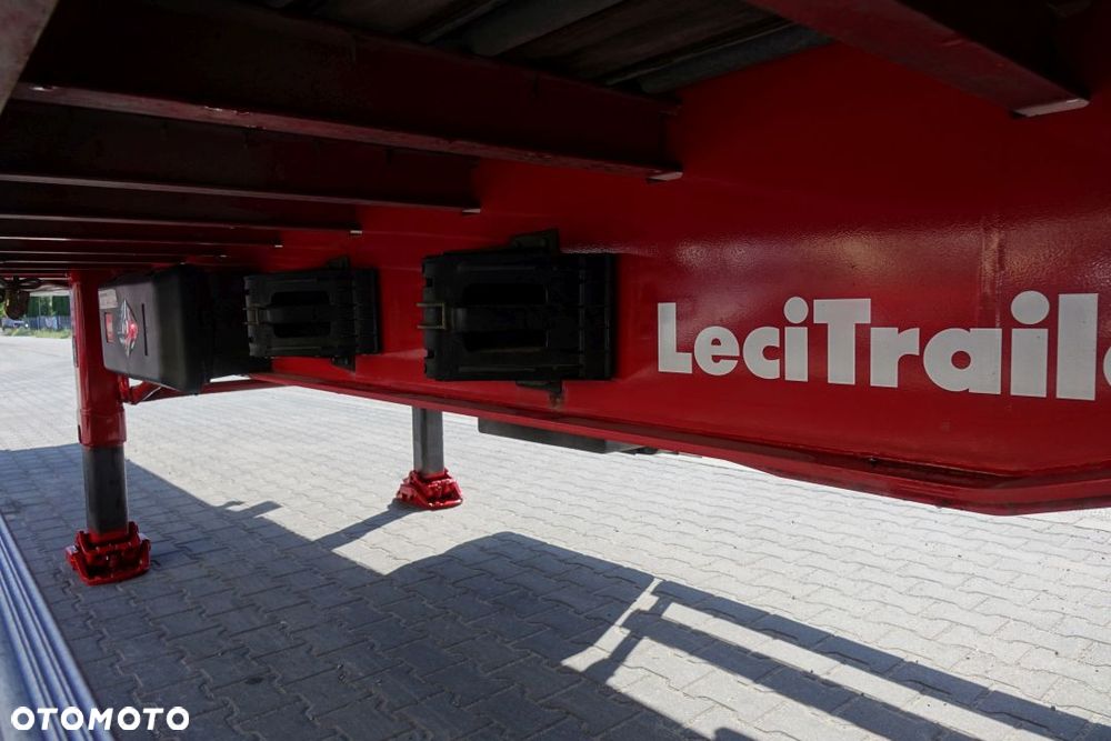 LeciTrailer PLATFORMA / MEGA / OSIE SAF / PODŁOGA WZMACNIANA - SZYNA-DESKA - 24