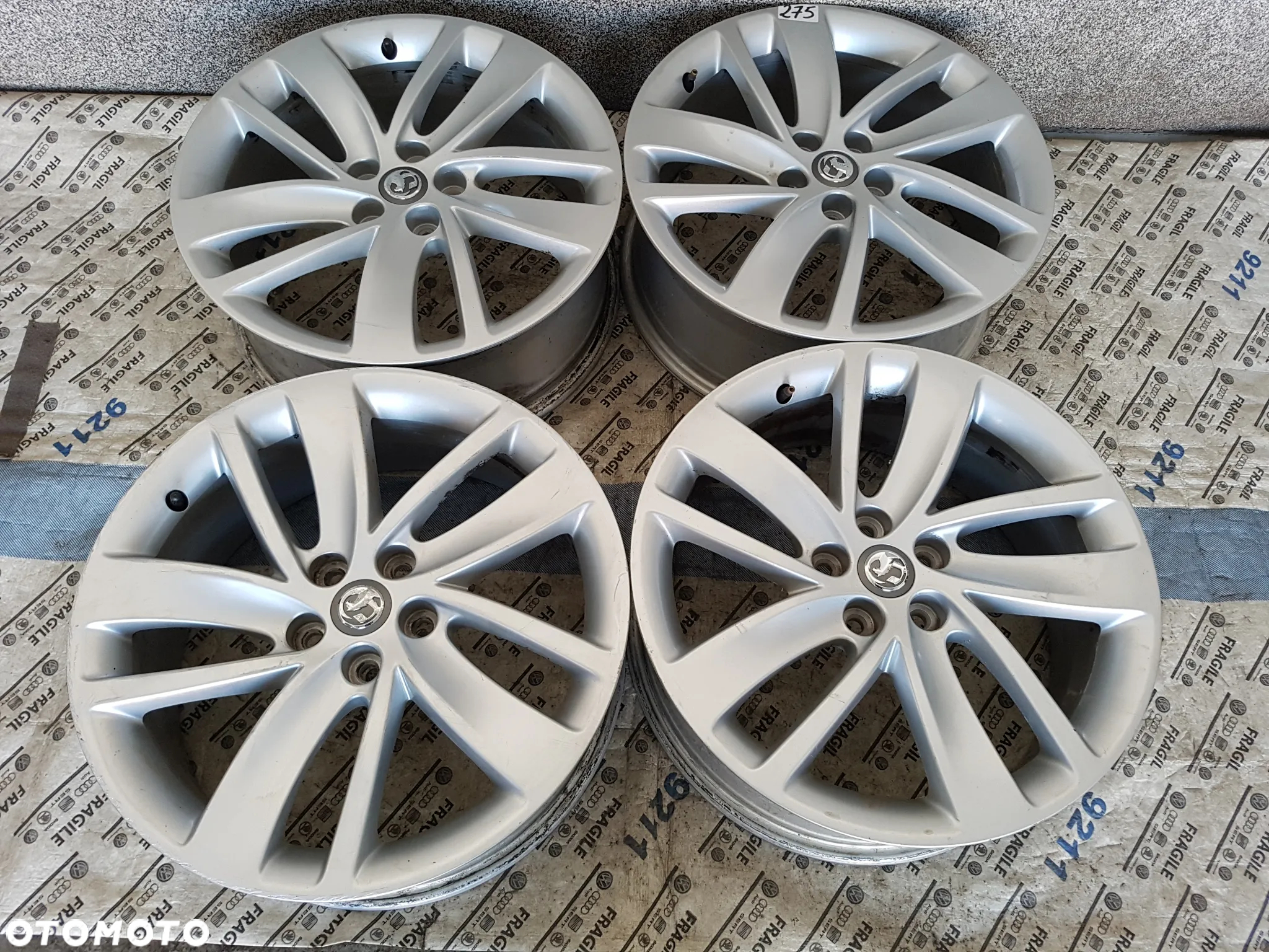 FELGI ORYGINAŁ OPEL ASTRA K J MOKKA  5X105 7Jx18 IS38 CZUJNIKI TPMS - 2