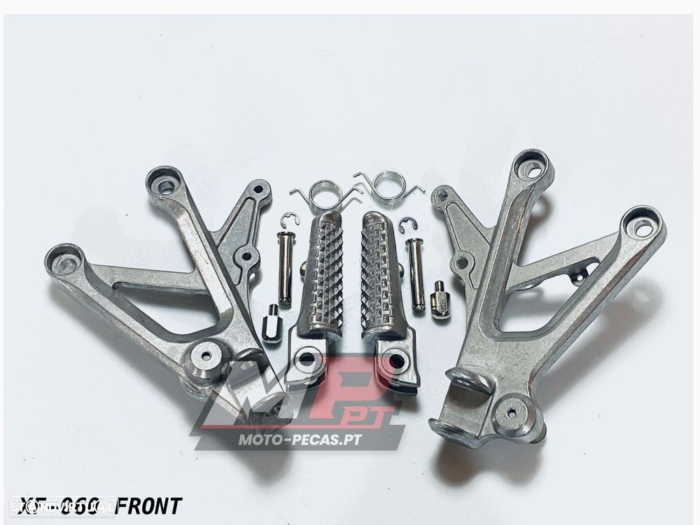 cbr 600 f4 f4i suporte pousa pes completo honda - 1