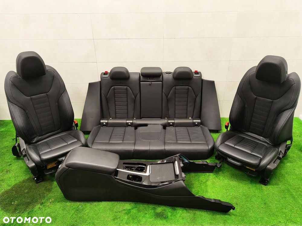 BMW X3 G01 ŚRODEK TAPICERKA FOTELE TUNEL KANAPA BOCZKI SKÓRA - 1