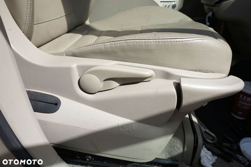 FOTELE FOTEL PRZEDNI LEWY PRAWY KANAPA WNĘTRZE SCENIC GRAND II PH2 LIFT SKÓRA BEŻOWA 7-OS RENAULT 2006-2009 - 7