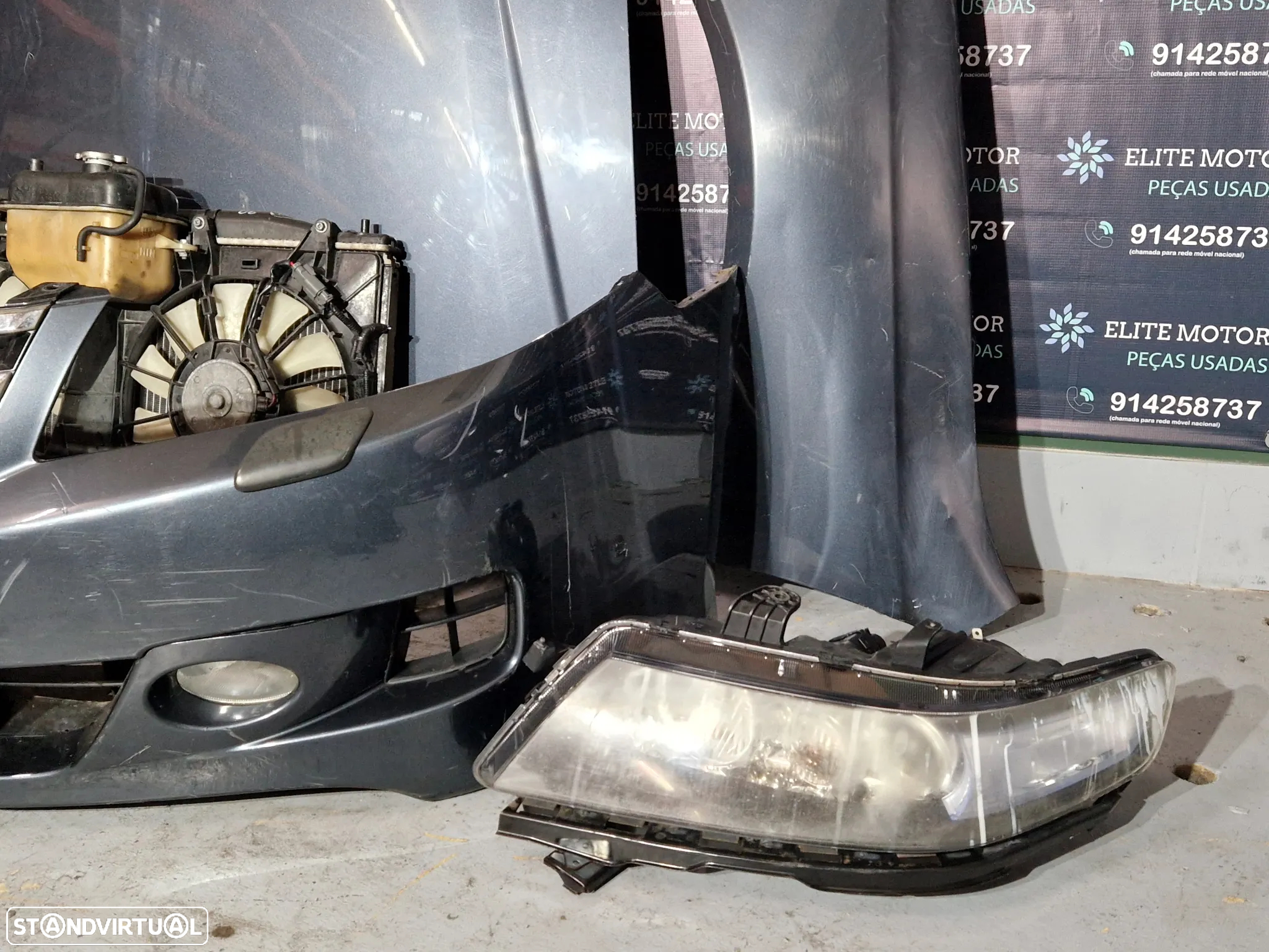 Frente completa usada HONDA ACCORD 2.2 CTDI FACELIFT parachoques guardalamas oticas capot RESTYLE - 4