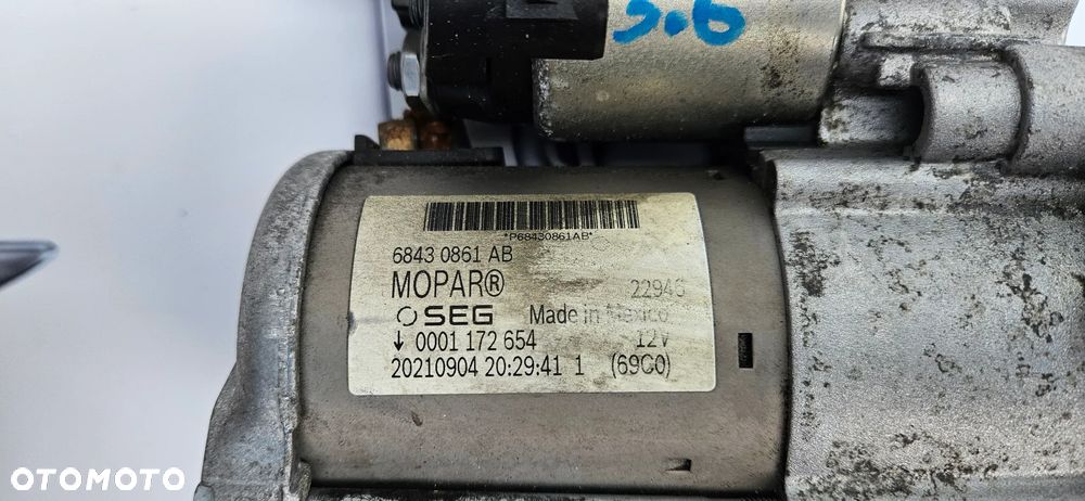 Dodge Durango III LIFT 2021-2025 3.6 V6 rozrusznik 68430861AB 68430861AA - 3