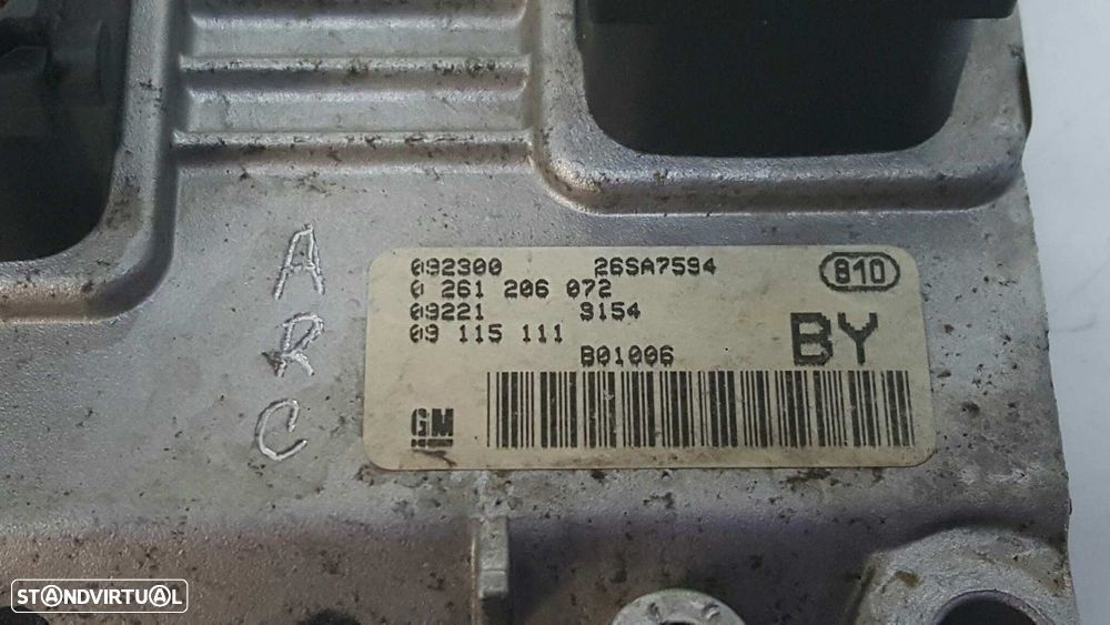 CENTRALINA DO MOTOR UCE OPEL CORSA C CLUB - 6