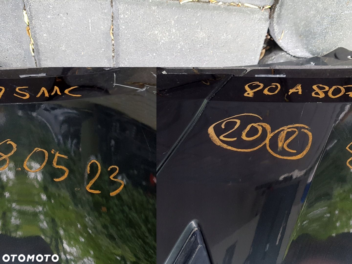 AUDI Q5 S-Line spoiler zderzak tył 80A807511C - 9