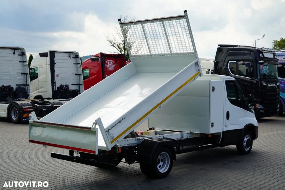 Iveco DAILY 35-160 / BASCULATOR SPATE / OȚEL / 3 LOCURI / DOUĂ / MANUAL / IMPORTAT / EURO 6 - 6