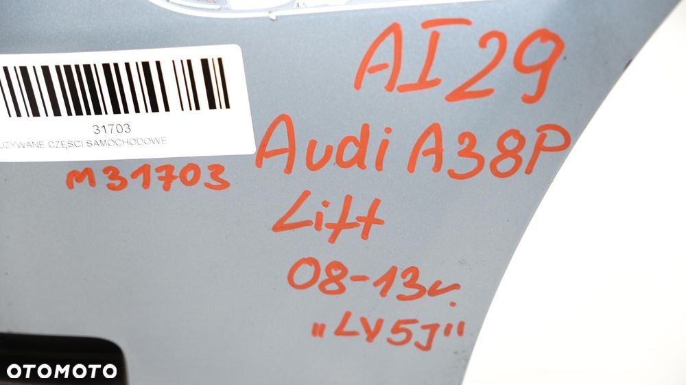 Zderzak przód przedni audi a3 8p lift 08-13r ly5j - 14