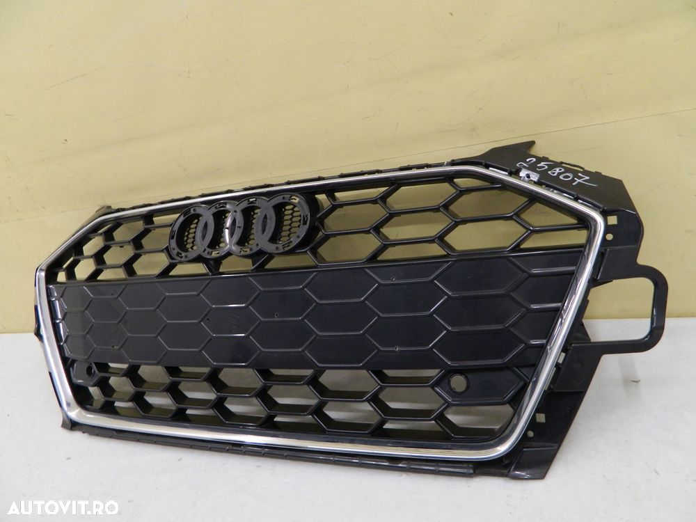 Grila radiator Audi A4 B9 facelift S-Line, 2020, 2021, 2022, 2023, 2024, cod origine 8W0853651EB. - 3