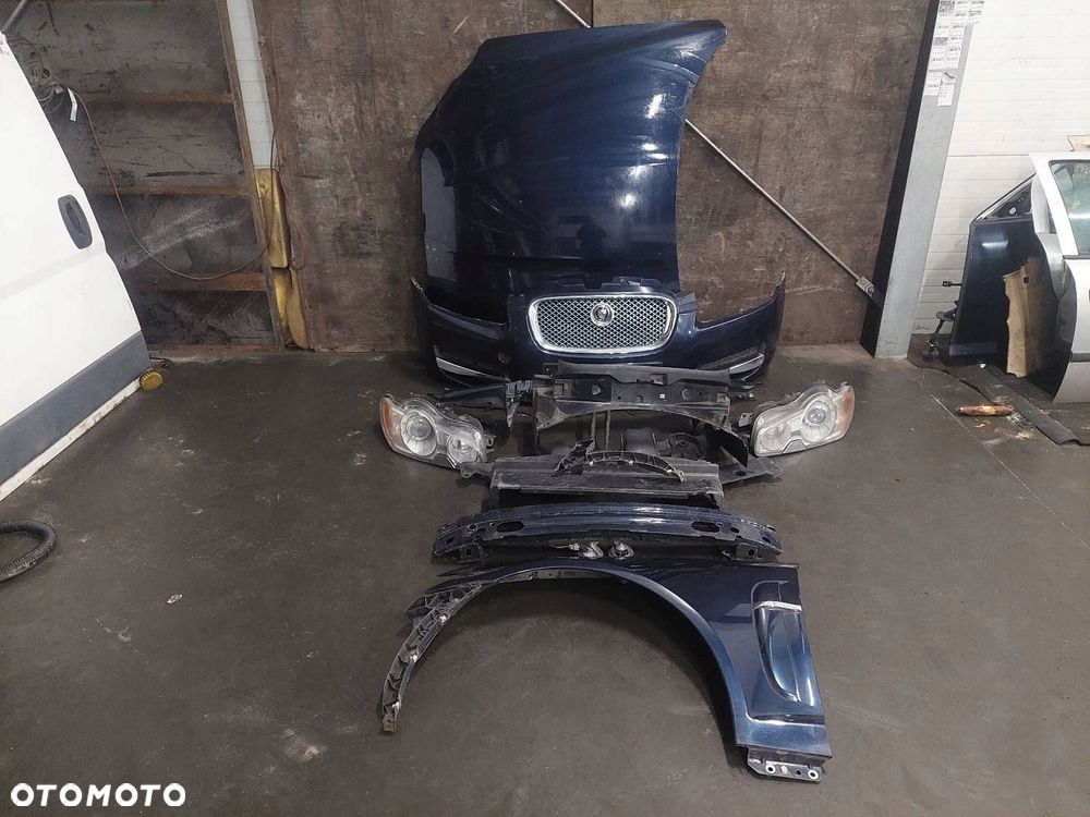 KOMPLETNY PRZÓD MASKA ZDERZAK LAMPA BŁOTNIK JAGUAR XF X250 JJX EUROPA - 1