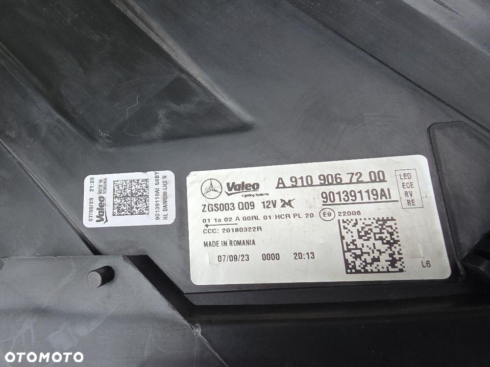 MERCEDES SPRINTER 907 Lampy Full Led Performance A9109067100 A9109067200 - 16