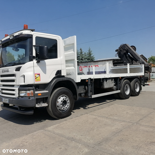 Scania P380 6x4 platforma HDS Hiab XS 244 HIDUO