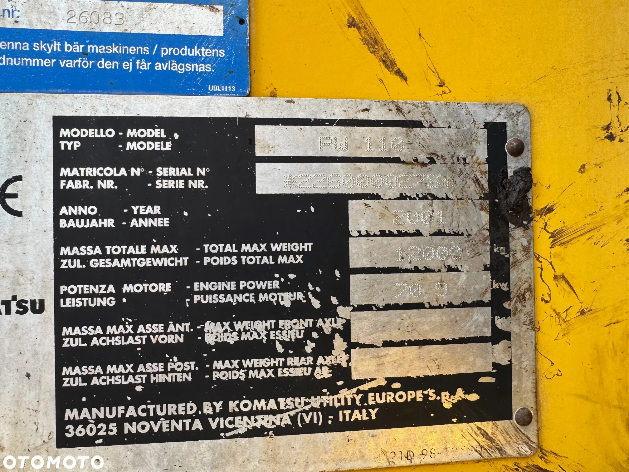 Komatsu PW 110R - 4