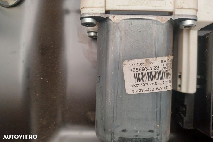 Macara geam fata dreapta electrica 3C1837756K 1K0959792P 1K0959702AE - 5