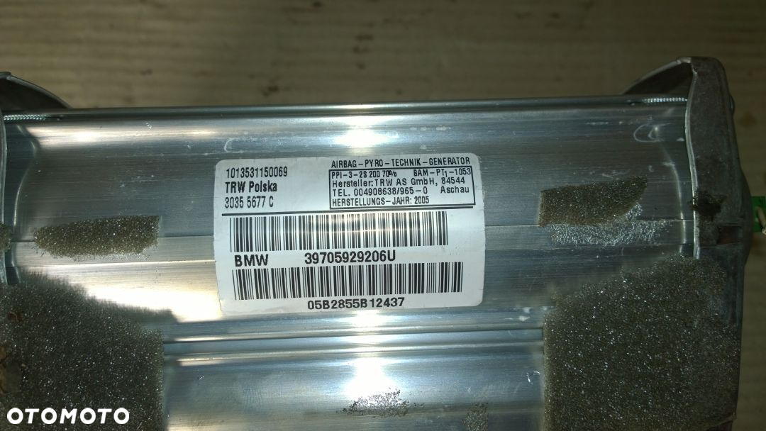 E90 E91 Poduszka Powietrzna Airbag Pasażera - 2