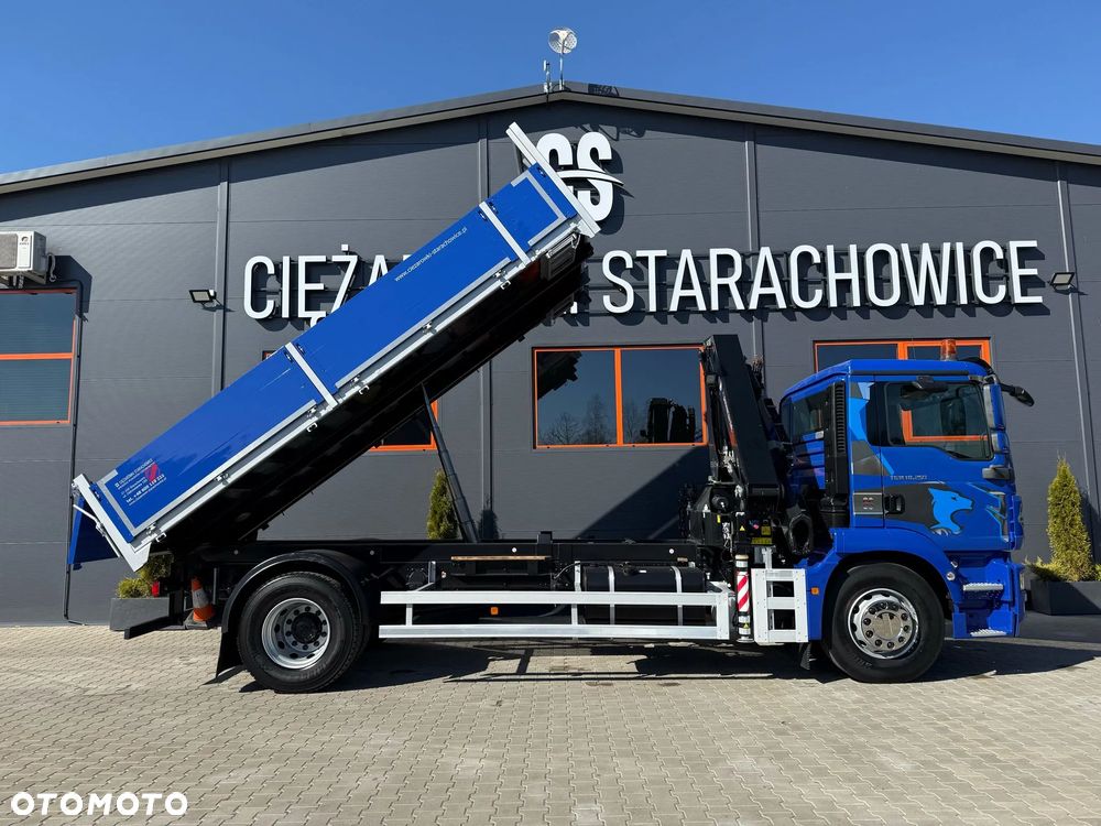 MAN TGM TGL TGS 18.250 // wywrotka // skrzynia // HDS HMF z pilotem // 4x2 // budowlanka // kiper wywrot żuraw dzwig kran crane - 26
