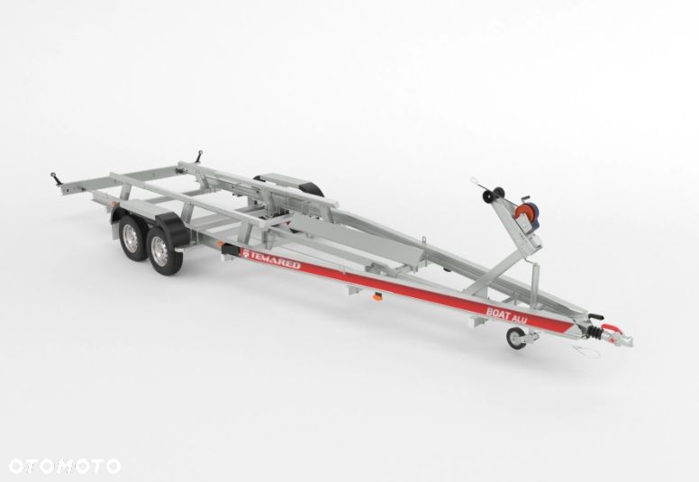 TEMARED Przyczepa B27 łódź do 6,5m DMC 2700 kg podłodziowa na podporach - 8
