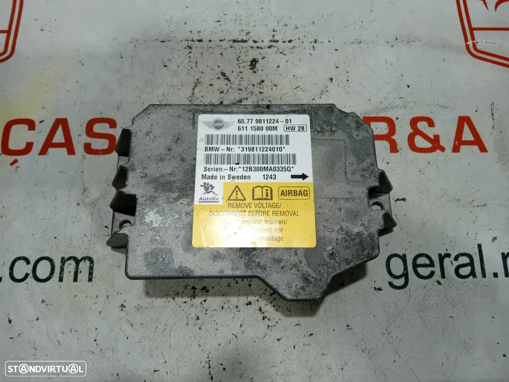 Centralina de Airbag Mini Cooper Coupé R58 611158000M Original - 1