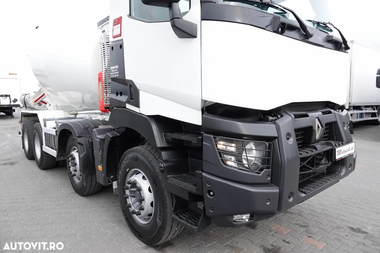 Renault C 380 / 8X4 / BETONER / BETON CONVERTER / LIEBHERR 9 M3 / EURO 6 / 2016 - 7