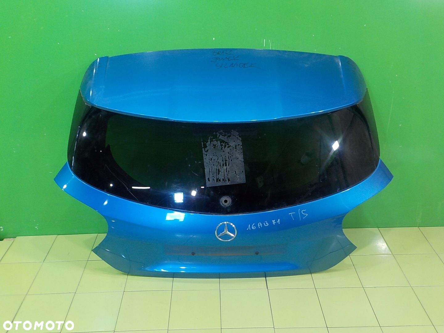 MERCEDES A W176 AMG 2.0 CDI 12r HB5D klapa tyl - 2