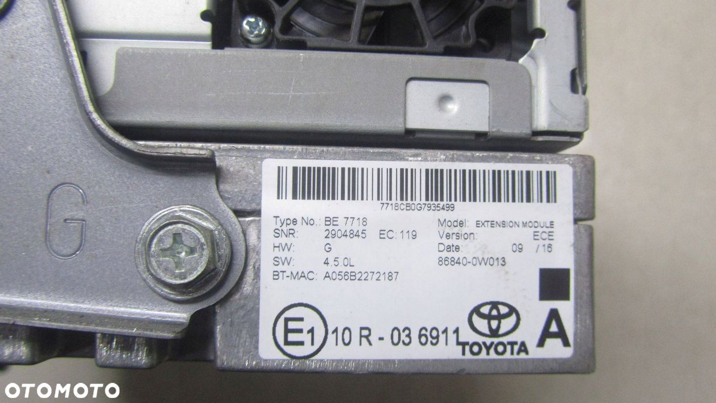 TOYOTA AVENSIS T27 LIFT T29 RADIO NAWIGACJA 86140-05250 - 3
