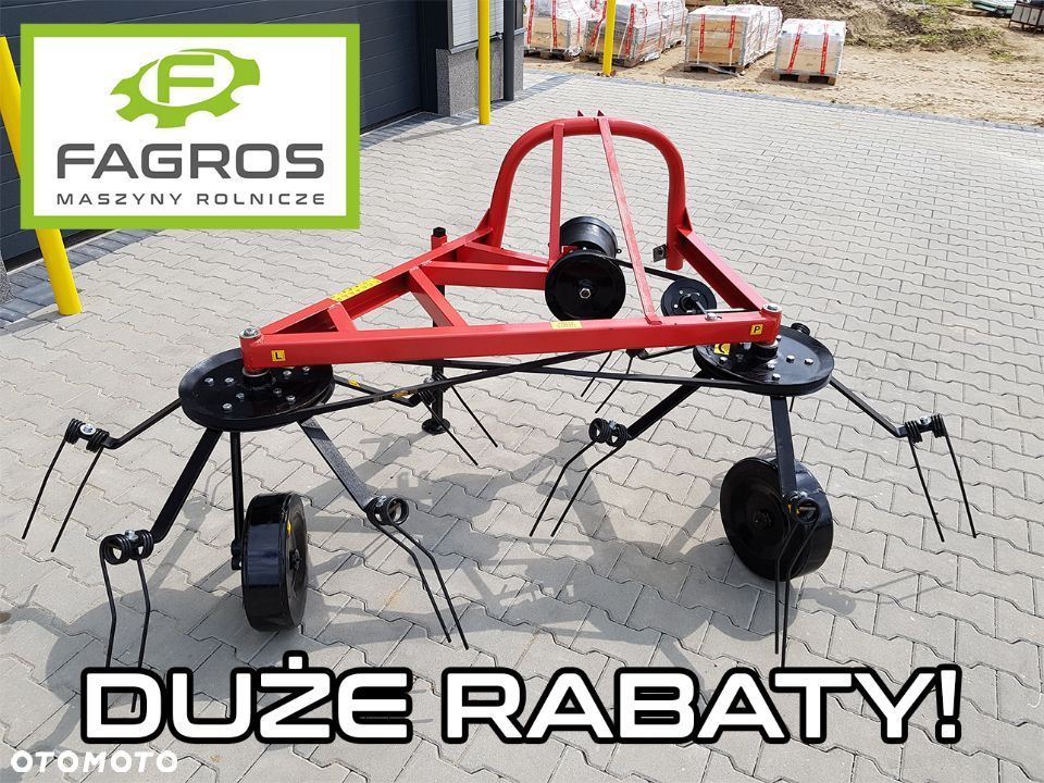 *PROMOCJA* Przetrząsacz ABRA TALEX Kowalski Jarmet  2 4 wirnikowy - 1