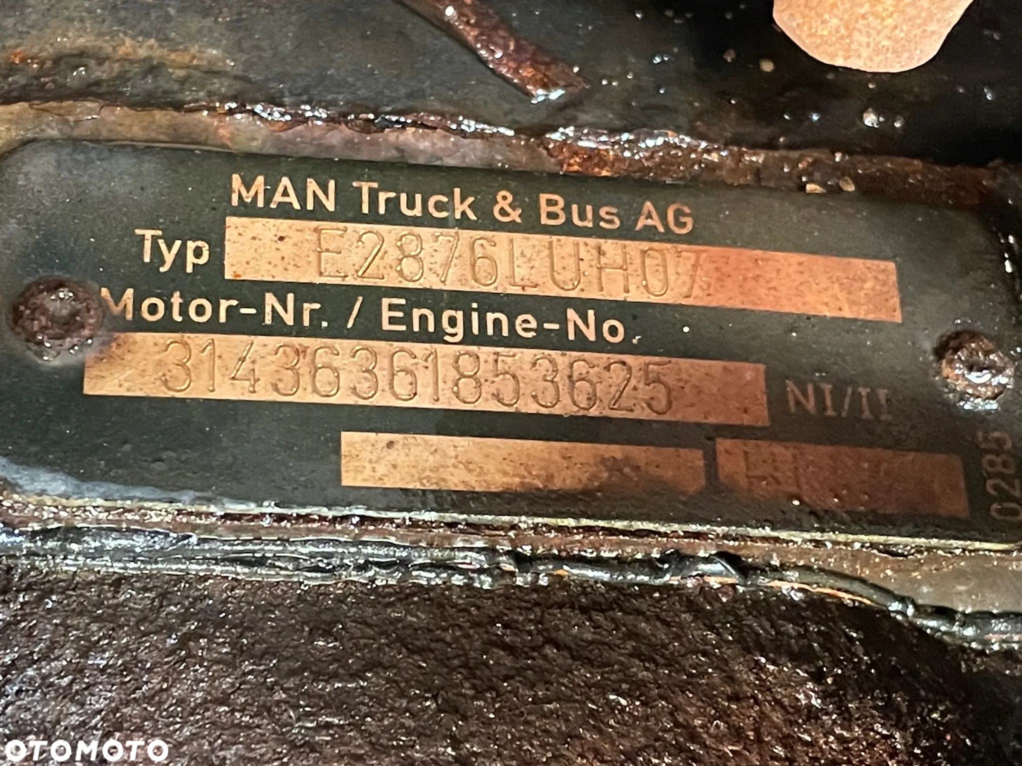 Silnik MAN E2876LUH07 gazowy CNG - 2