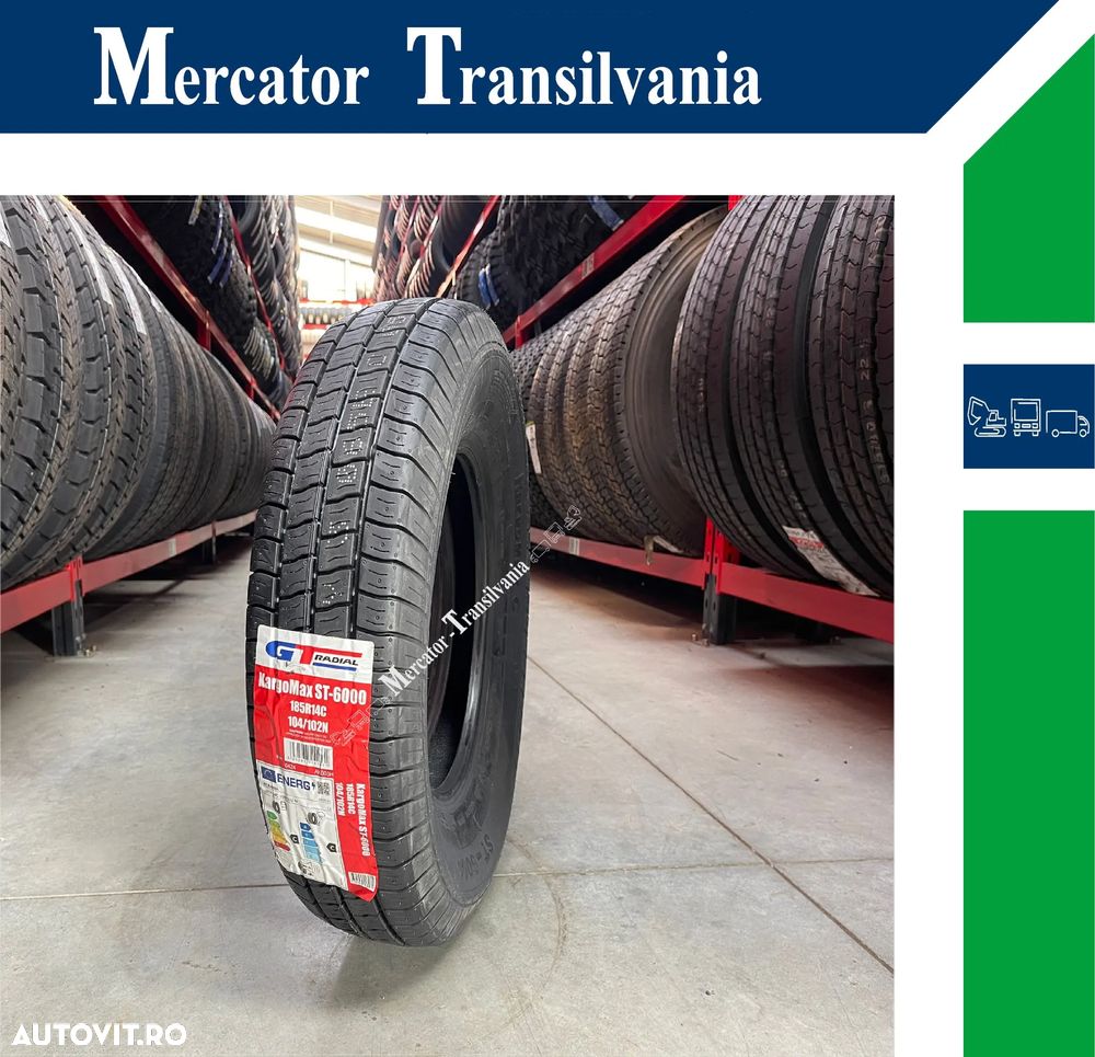 Anvelopa NOUA 185R14C GT-Radial KargoMax-ST-6000, Vara, 104/102N/C/C70dB(B) - 1