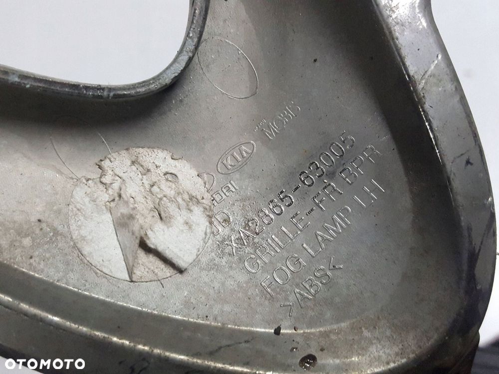 KIA CEED 2 II 12-16r CHROM RAMKA KRATKA ZDERZAKA LEWA XA2865-63005 - 4