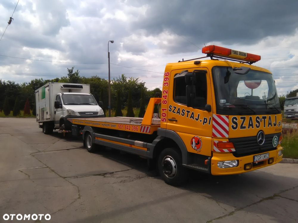 Mercedes-Benz Pomoc Drogowa Lawet Mercedes 917 Hydrauliczna Opuszczana Platforma Wciągarka Widelec Pilot - 12